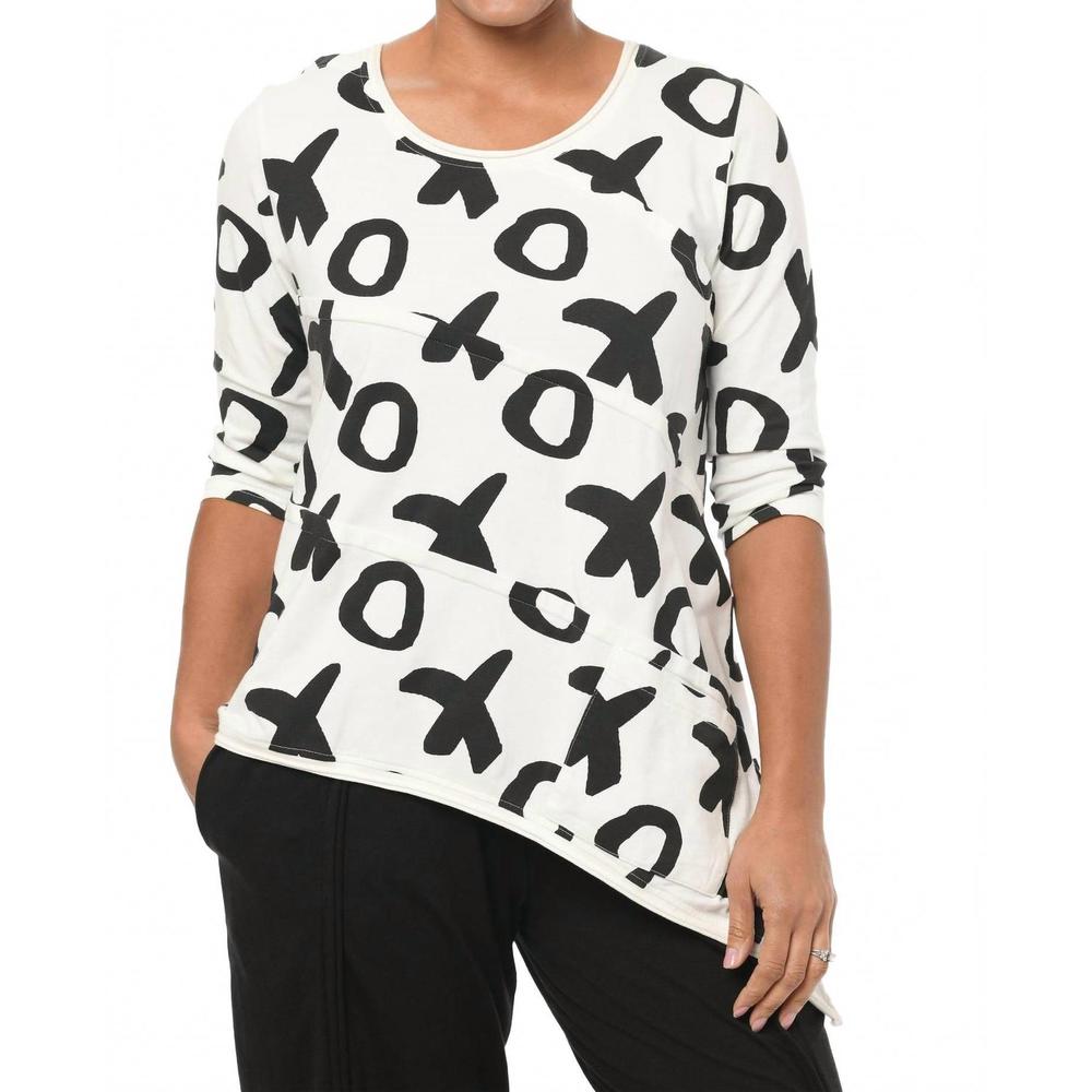 NEW TULIP CLOTHING madelyn tunic in ivory xo